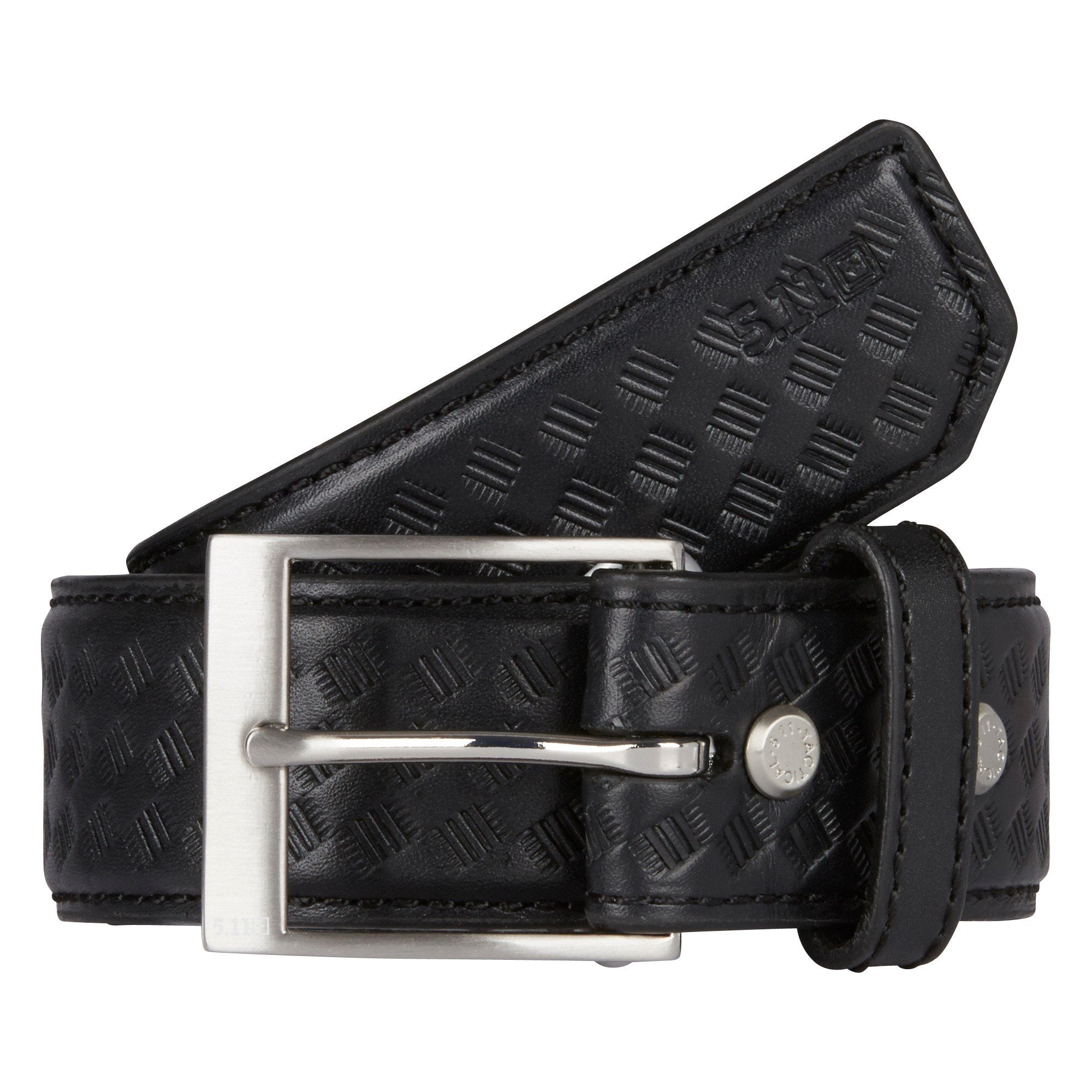5.11 Tactical 1.5" Basketweave Leather Belt-Tactical Source LLC