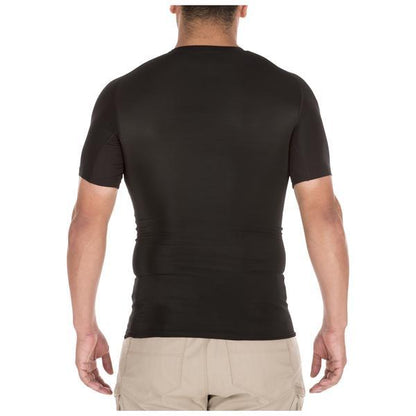 5.11 Tactical Antimicrobial Tight Crew Short Sleeve Shirt Black-Tactical Source LLC
