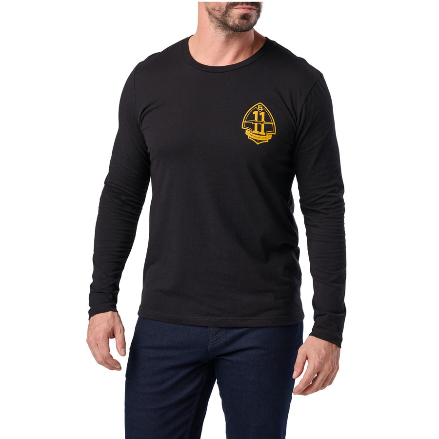 5.11 Tactical Battle Tested Long Sleeve Tee Black-Tactical Source LLC
