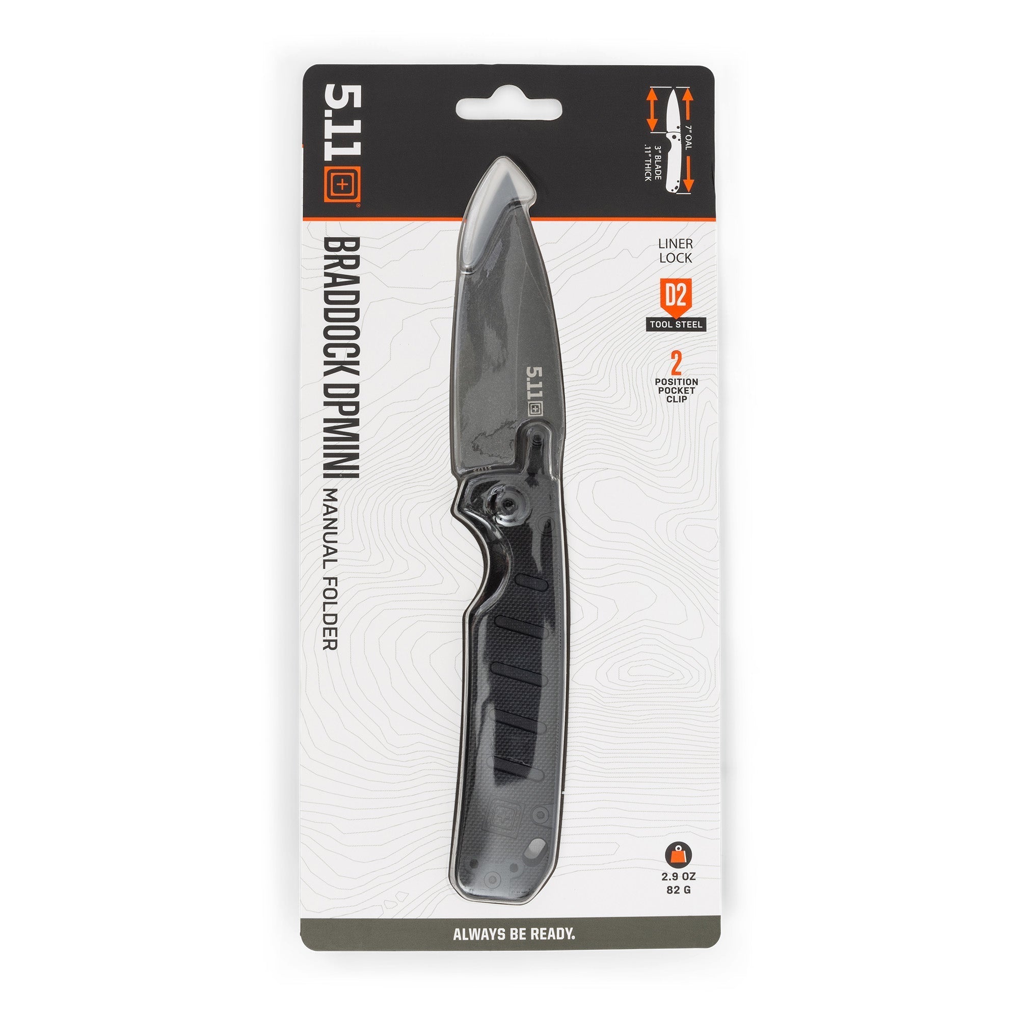 5.11 Tactical Braddock DP Mini Knife-Tactical Source LLC
