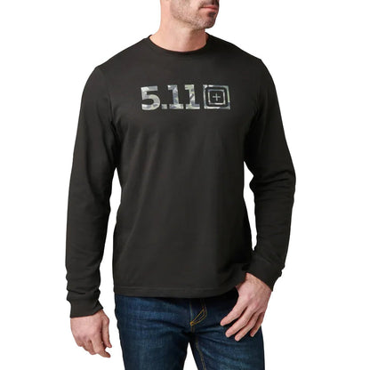 5.11 Tactical Camo Logo Fill Long Sleeve Tee-Tactical Source LLC