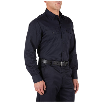 5.11 Tactical Company Long Sleeve Shirt Fire Navy-Tactical Source LLC