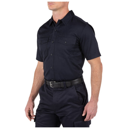 5.11 Tactical Company Short Sleeve Shirt Fire Navy-Tactical Source LLC