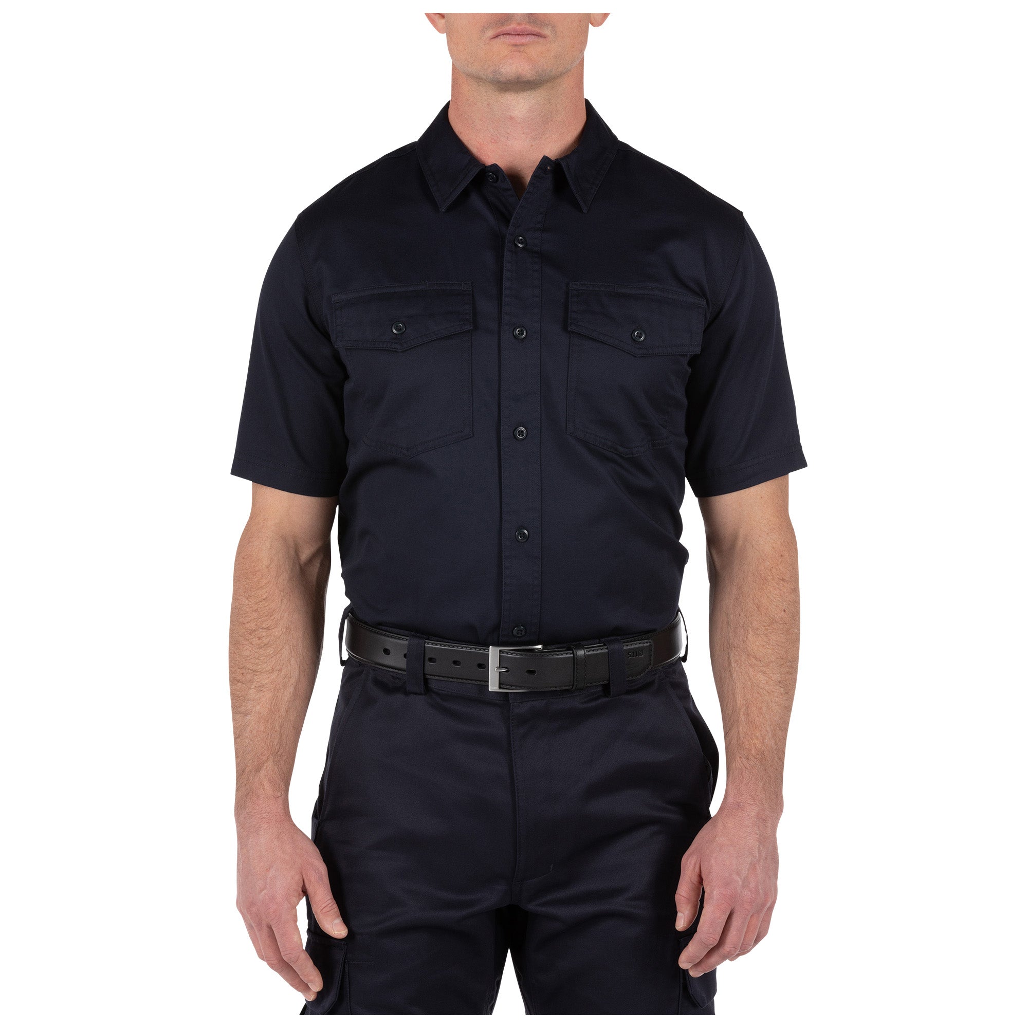 5.11 Tactical Company Short Sleeve Shirt Fire Navy-Tactical Source LLC