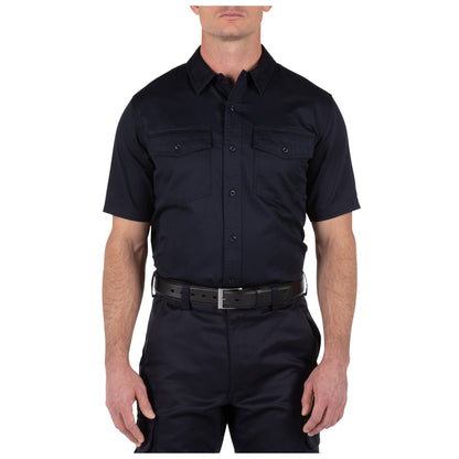 5.11 Tactical Company Short Sleeve Shirt Fire Navy-Tactical Source LLC