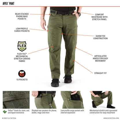 5.11 Tactical Covert Apex Pant - Volcanic-Tactical Source LLC