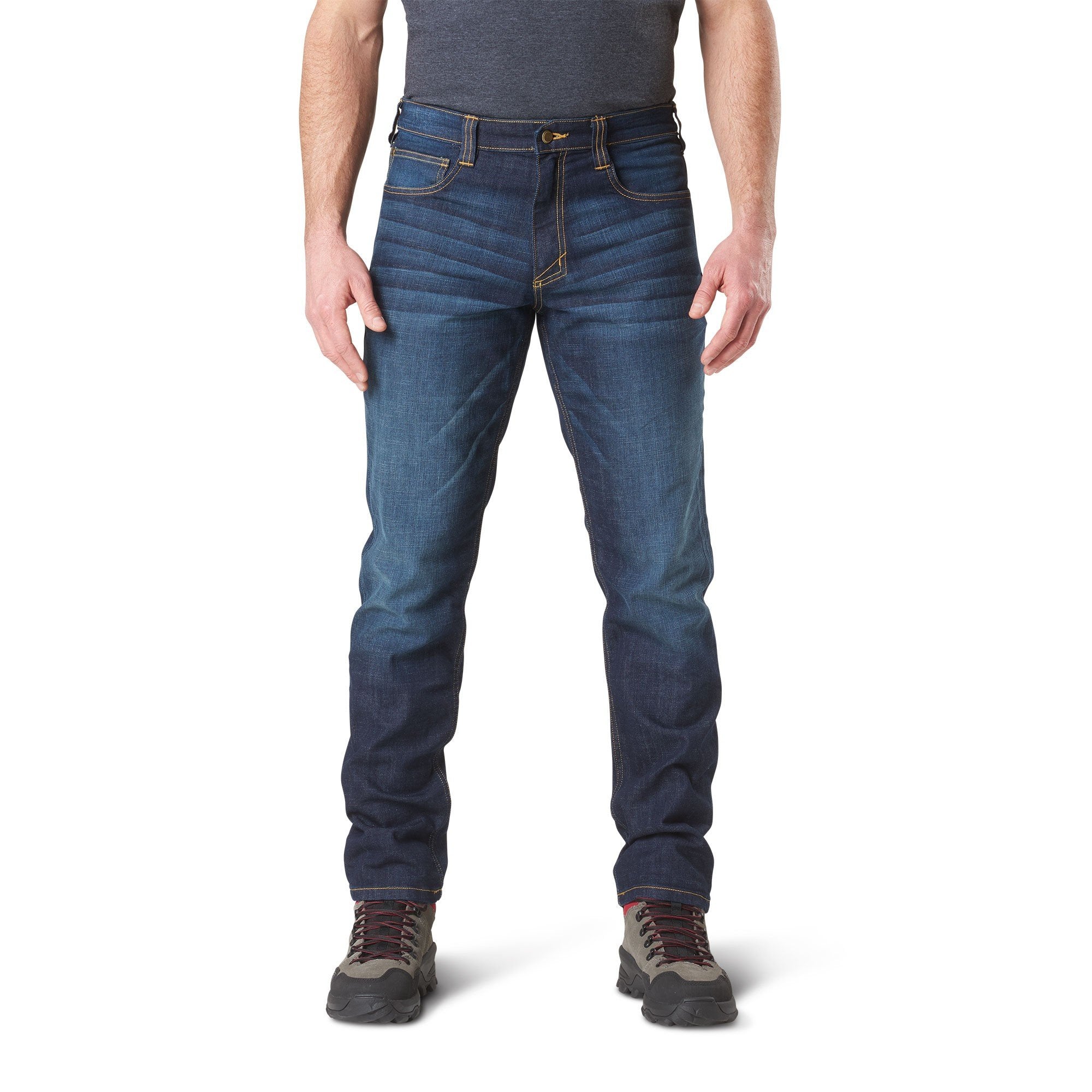 5.11 Tactical Defender Flex Slim Jeans Dark Wash Indigo-Tactical Source LLC