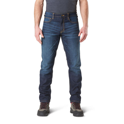 5.11 Tactical Defender Flex Slim Jeans Dark Wash Indigo-Tactical Source LLC