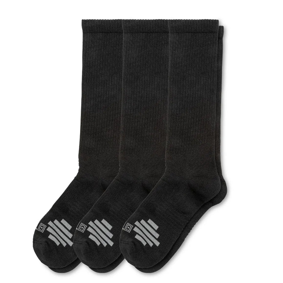 5.11 Tactical Duty Ready Plus OTC Socks Pack of 3-Tactical Source LLC