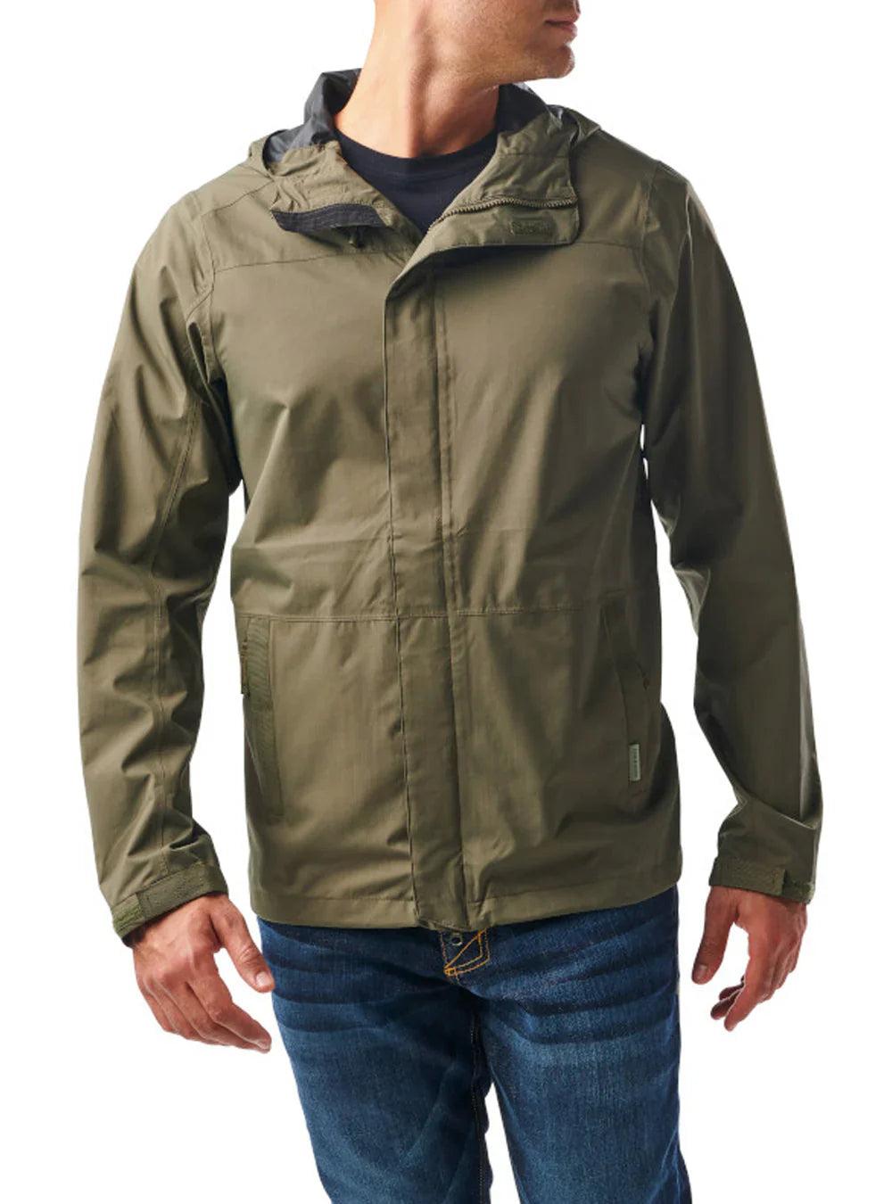 5.11 Tactical Exos Rain Shell Jacket-Tactical Source LLC