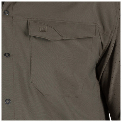 5.11 Tactical Freedom Flex Woven Short Sleeve Shirt Peacoat-Tactical Source LLC