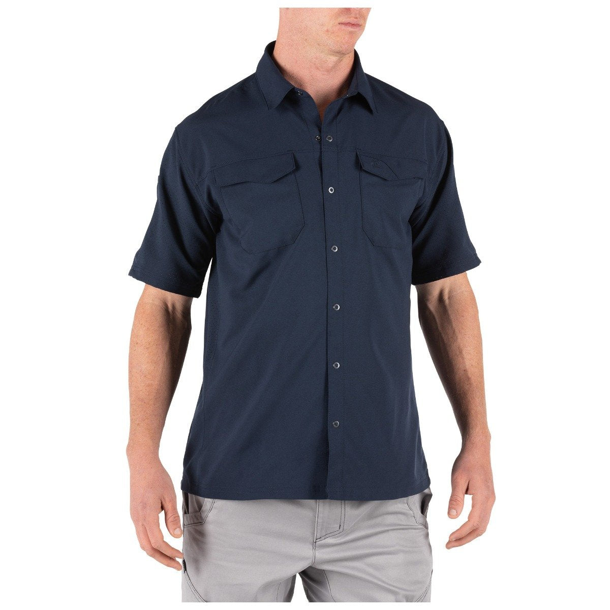 5.11 Tactical Freedom Flex Woven Short Sleeve Shirt Peacoat-Tactical Source LLC