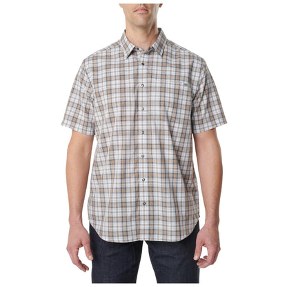 5.11 Tactical Hunter Plaid Short Sleeve Shirt - Small-Tactical Source LLC