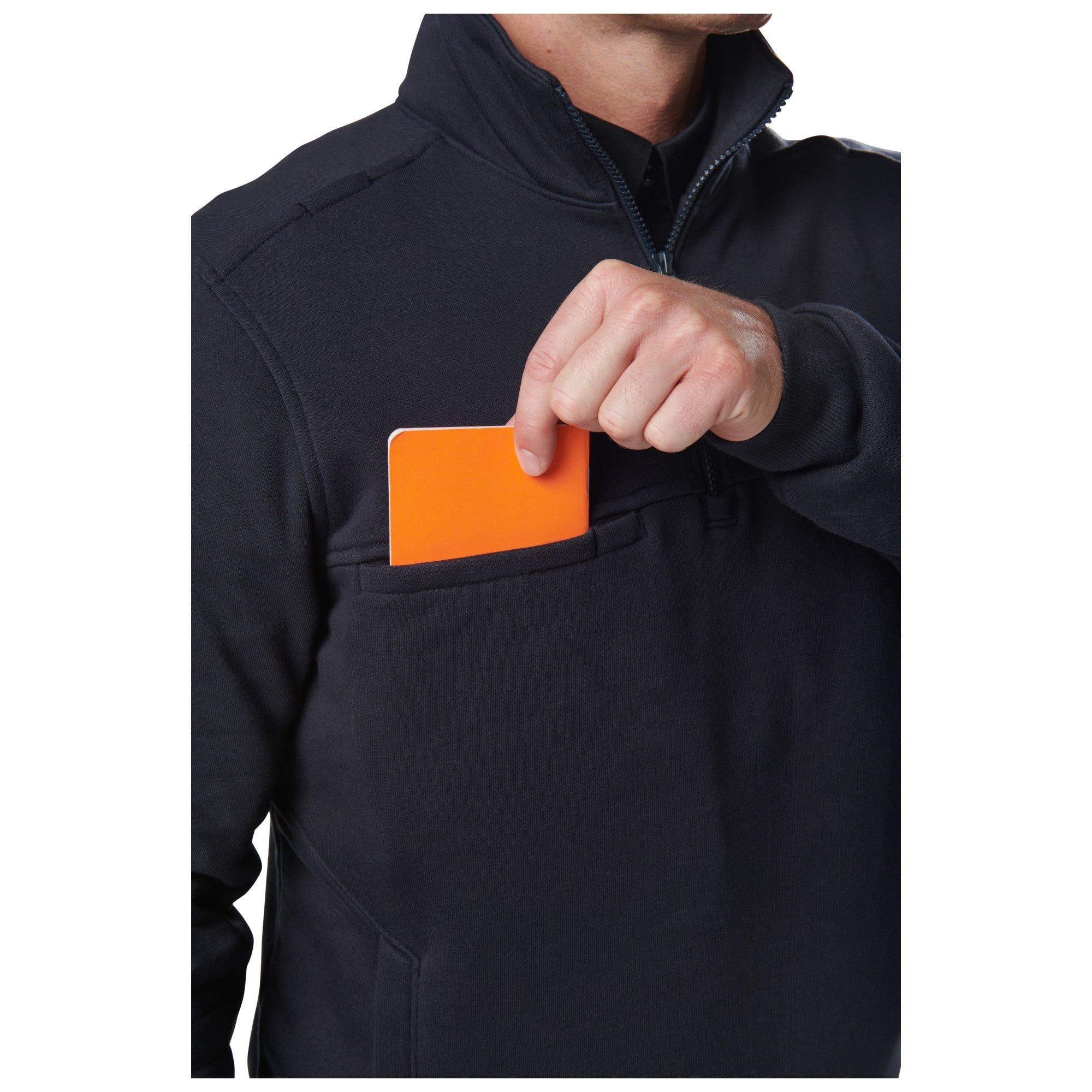 5.11 Tactical Job Shirt 1/4 Zip 2.0 Fire Navy-Tactical Source LLC