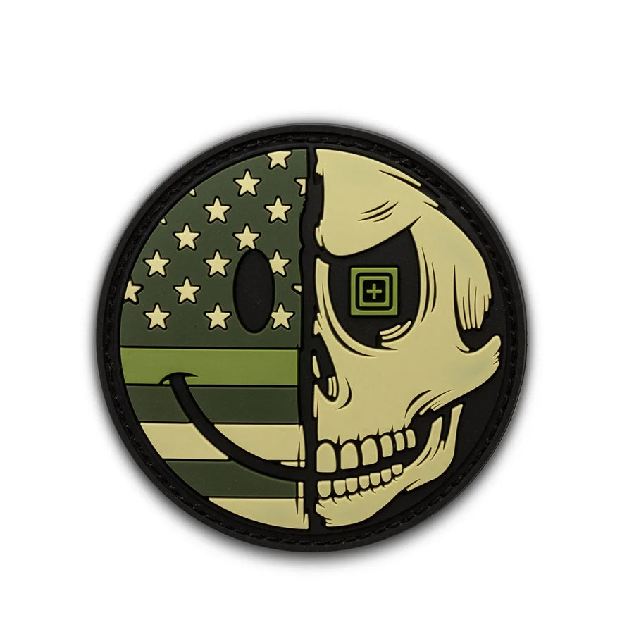 5.11 Tactical Mr Happy Drab Patch - Green-Tactical Source LLC