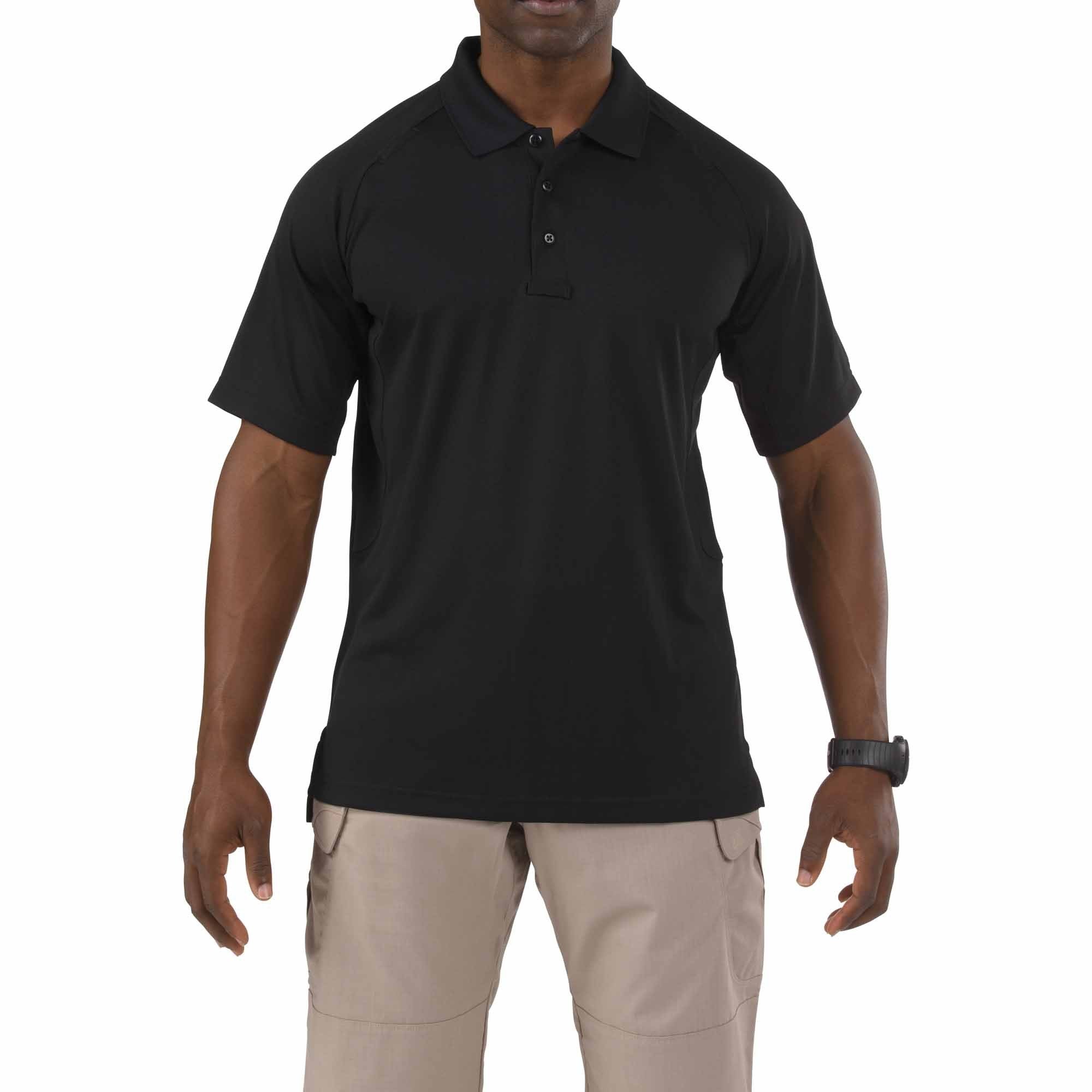 5.11 Tactical Performance Short Sleeve Polo Black-Tactical Source LLC