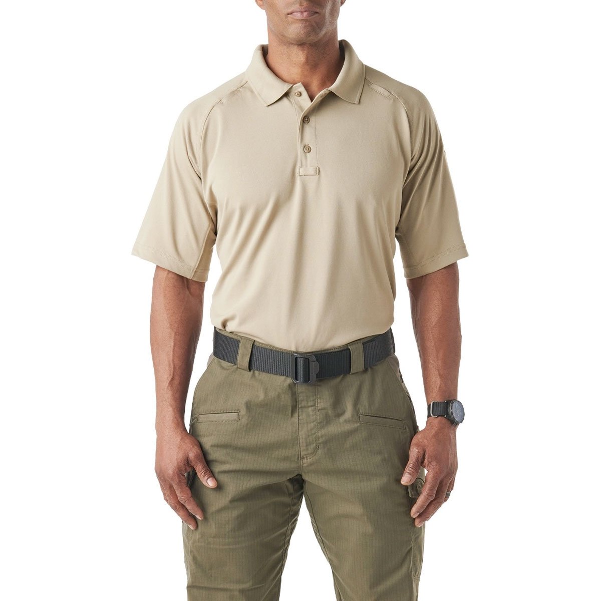 5.11 Tactical Performance Short Sleeve Polo Silver Tan-Tactical Source LLC