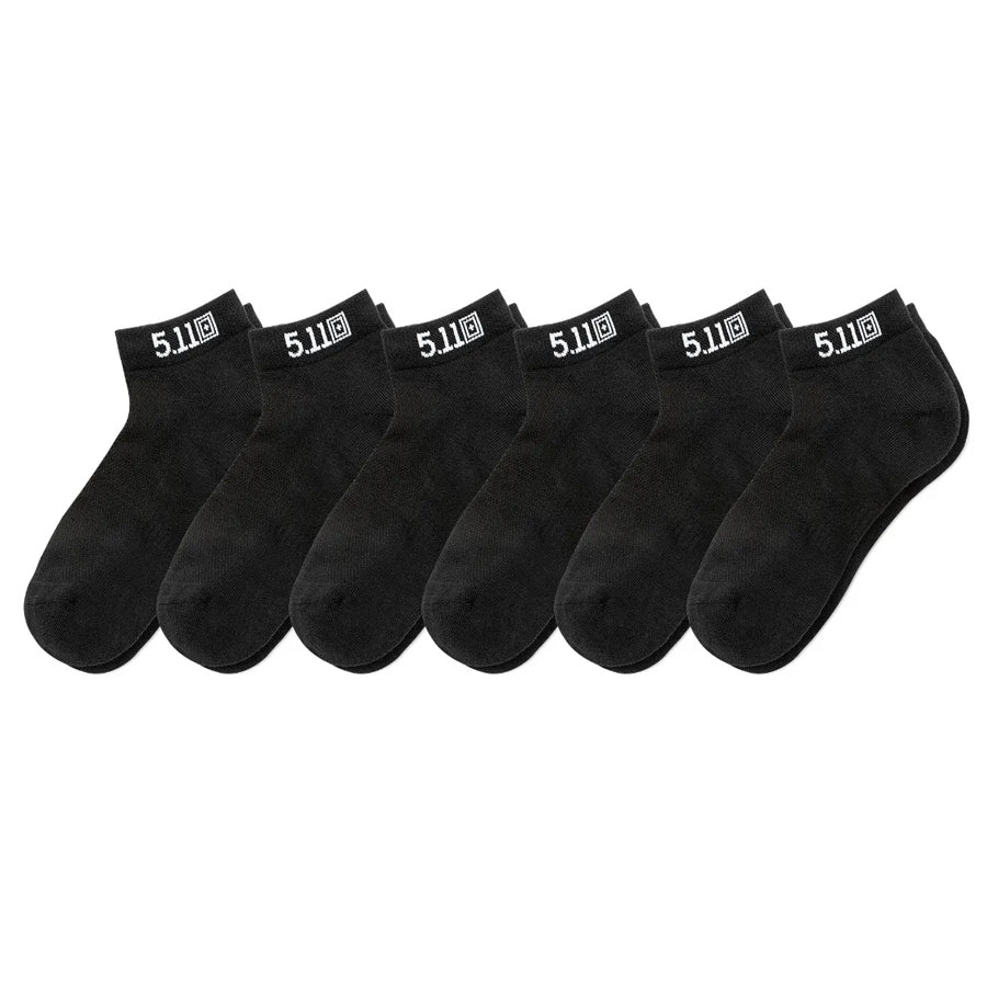 5.11 Tactical PT-R Basic Ankle Socks (6-Pack)-Tactical Source LLC