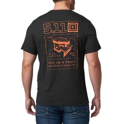 5.11 Tactical Pull up a Chair Tee Black-Tactical Source LLC