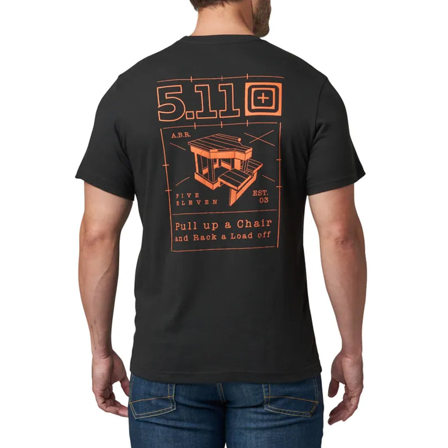 5.11 Tactical Pull up a Chair Tee Black-Tactical Source LLC