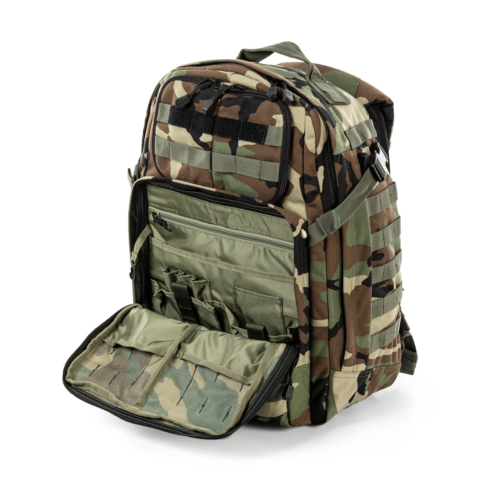 5.11 Tactical RUSH 24 2.0 Backpack 37L Woodland Camo-Tactical Source LLC