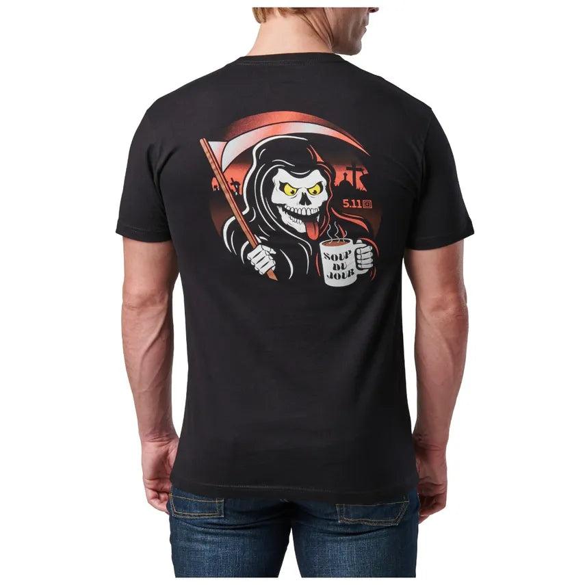 5.11 Tactical Soup Du Jour Short Sleeve Tee Small - Black-Tactical Source LLC