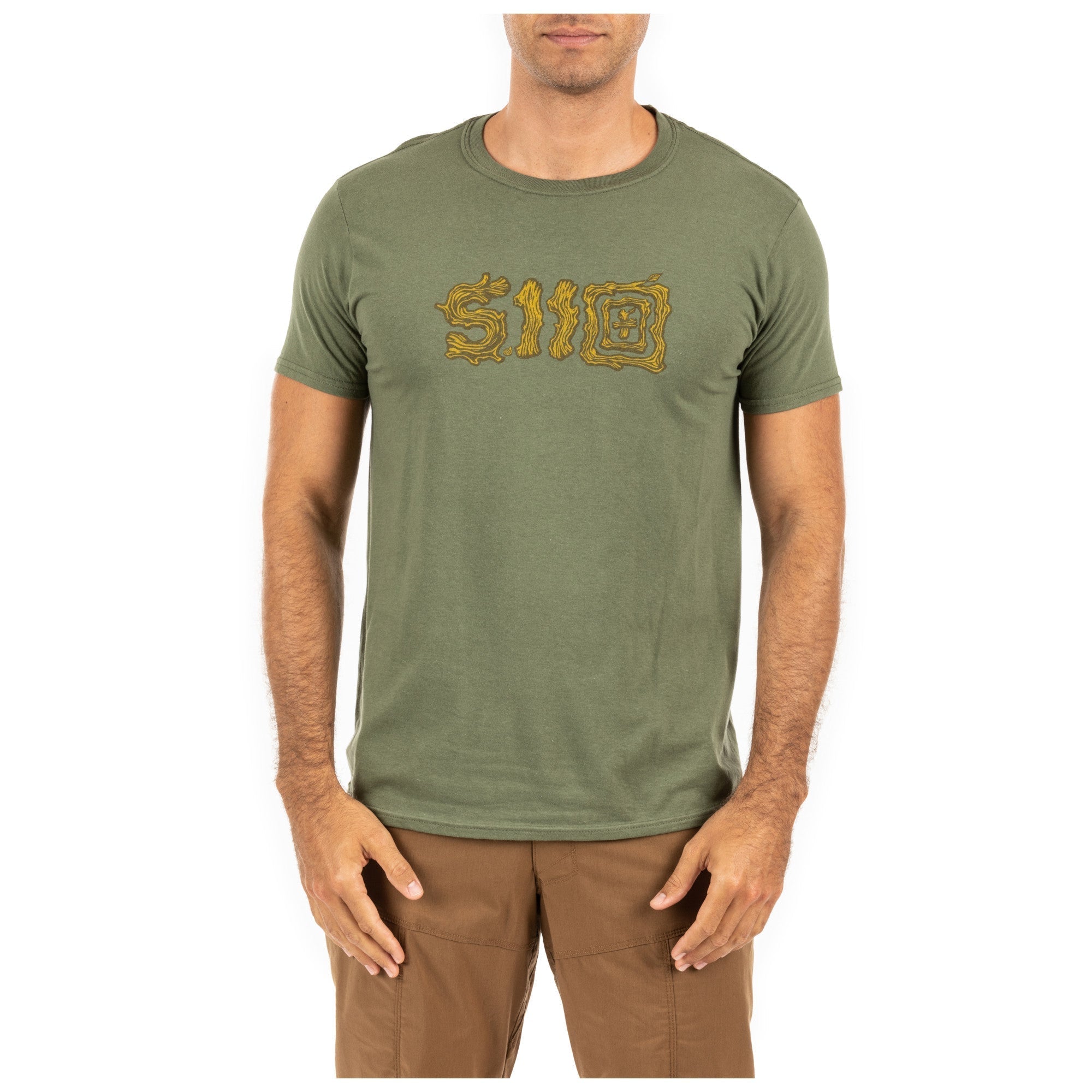 5.11 Tactical Sticks And Stones Tee Military Green - Small-Tactical Source LLC