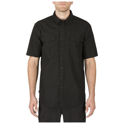 5.11 Tactical Stryke Short Sleeve Shirts Black-Tactical Source LLC