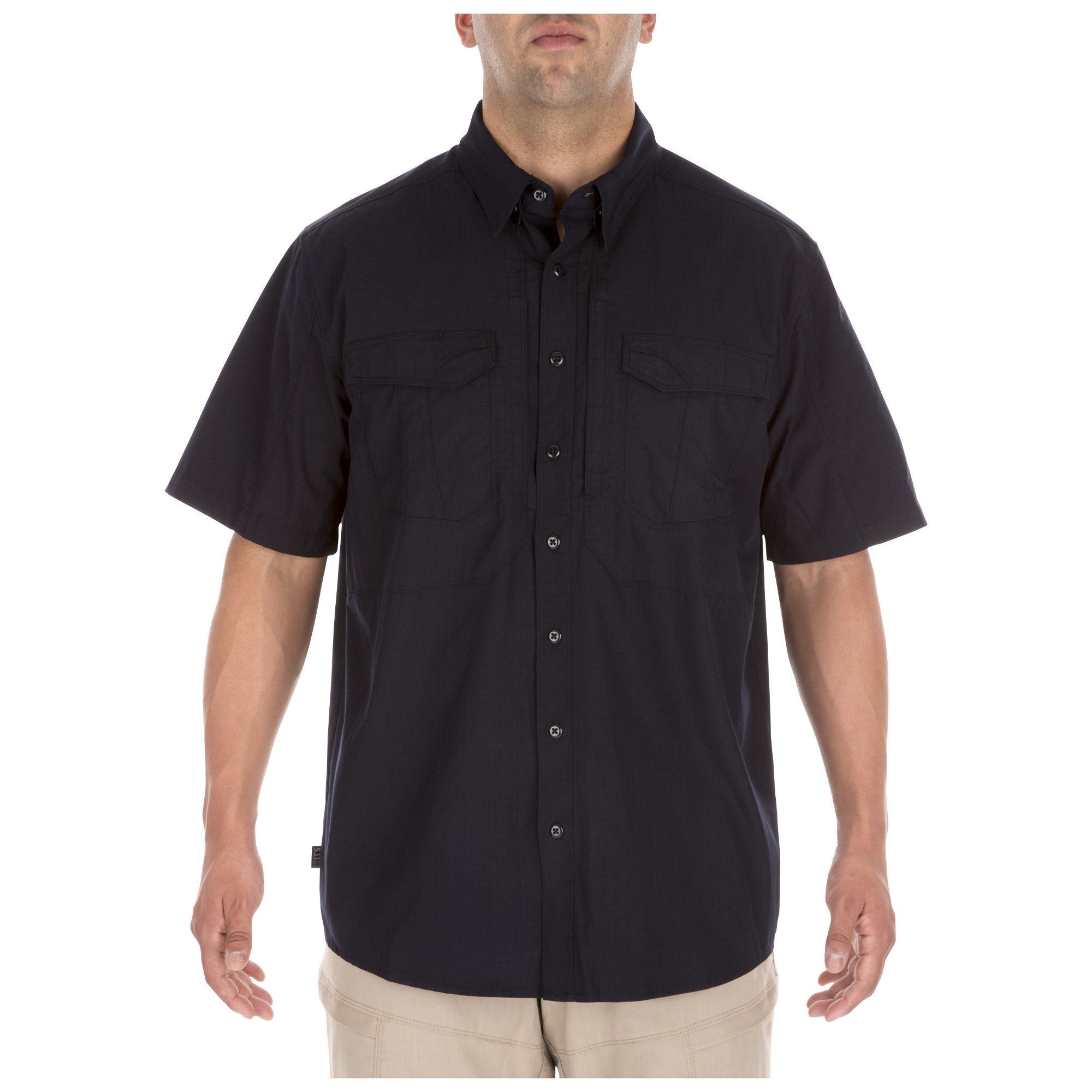 5.11 Tactical Stryke Short Sleeve Shirts Dark Navy-Tactical Source LLC