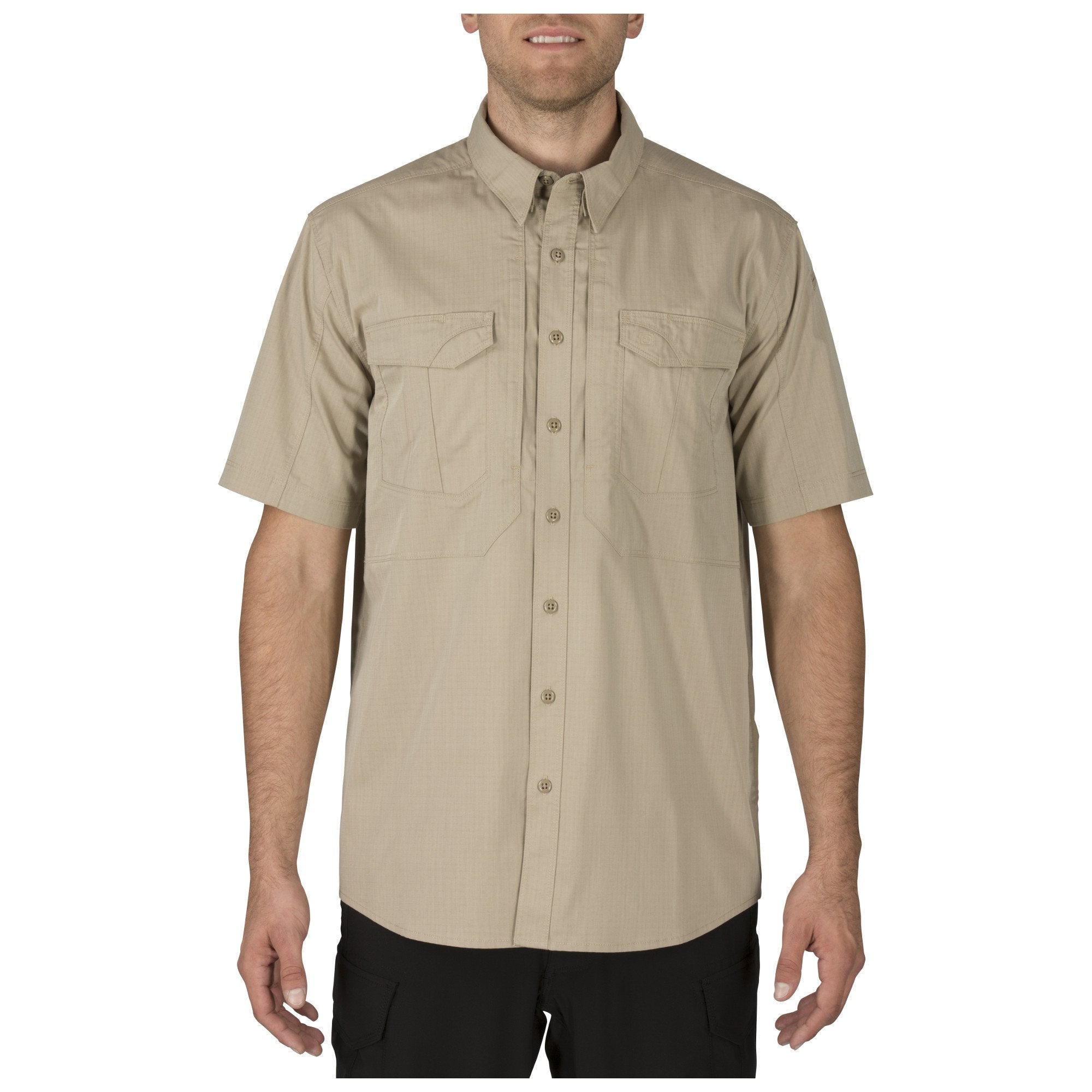 5.11 Tactical Stryke Short Sleeve Shirts Khaki-Tactical Source LLC