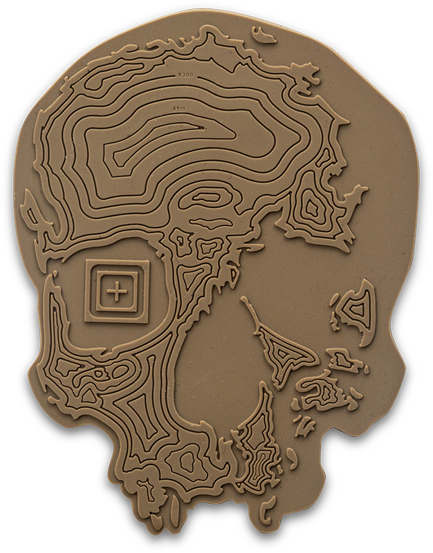 5.11 Tactical Topo Skull Desert Patch-Tactical Source LLC