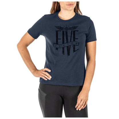 5.11 Tactical Women's Insignia Short Sleeve Tee - Navy-Tactical Source LLC