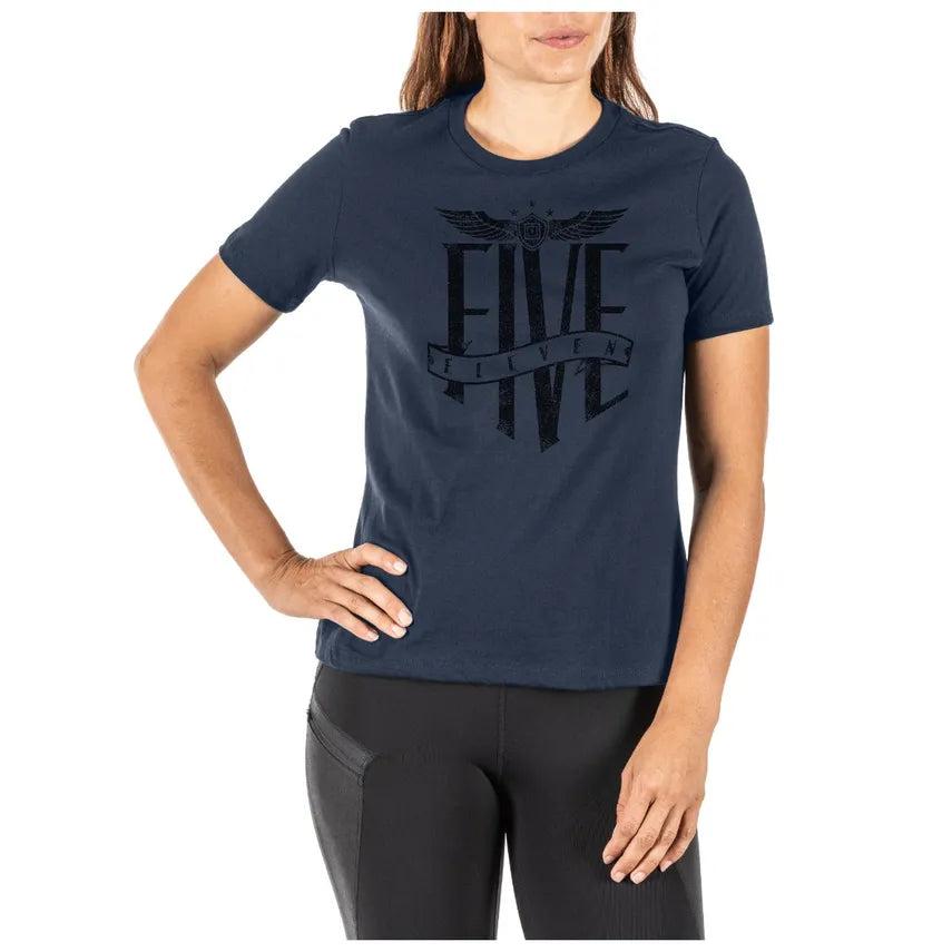 5.11 Tactical Women's Insignia Short Sleeve Tee - Navy-Tactical Source LLC