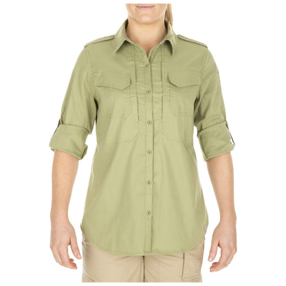 5.11 Tactical Women's Spitfire Shooting Shirts Mosstone-Tactical Source LLC