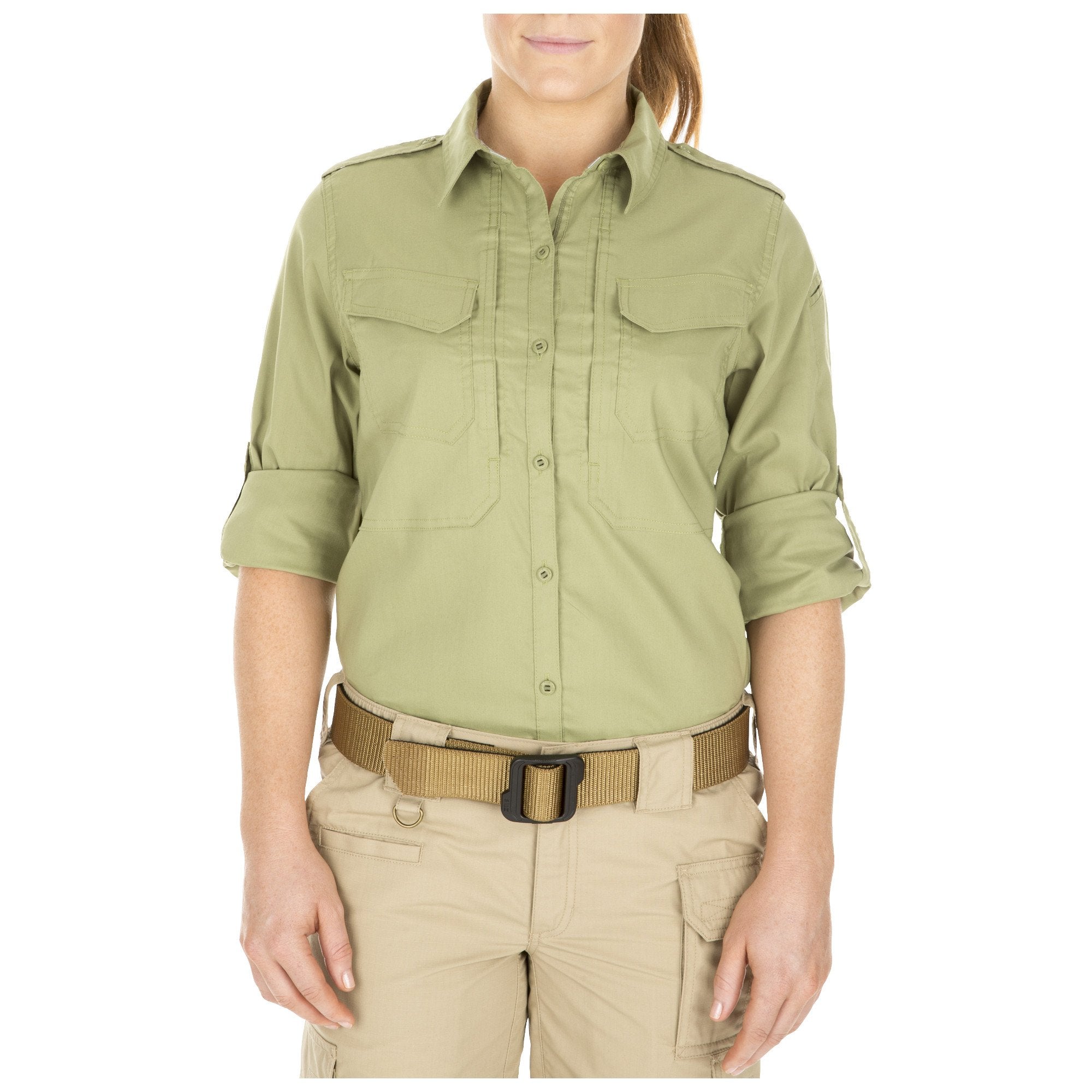 5.11 Tactical Women's Spitfire Shooting Shirts Mosstone-Tactical Source LLC