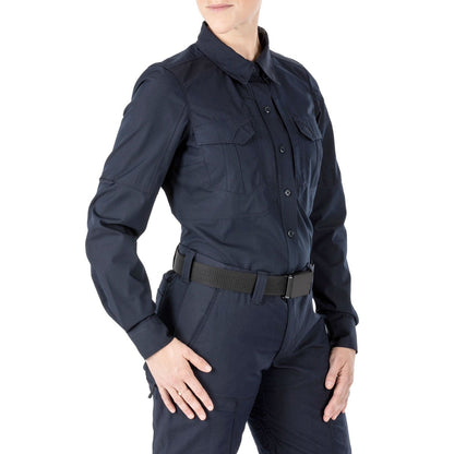 5.11 Tactical Women's Stryke Long Sleeve Shirt Dark Navy-Tactical Source LLC
