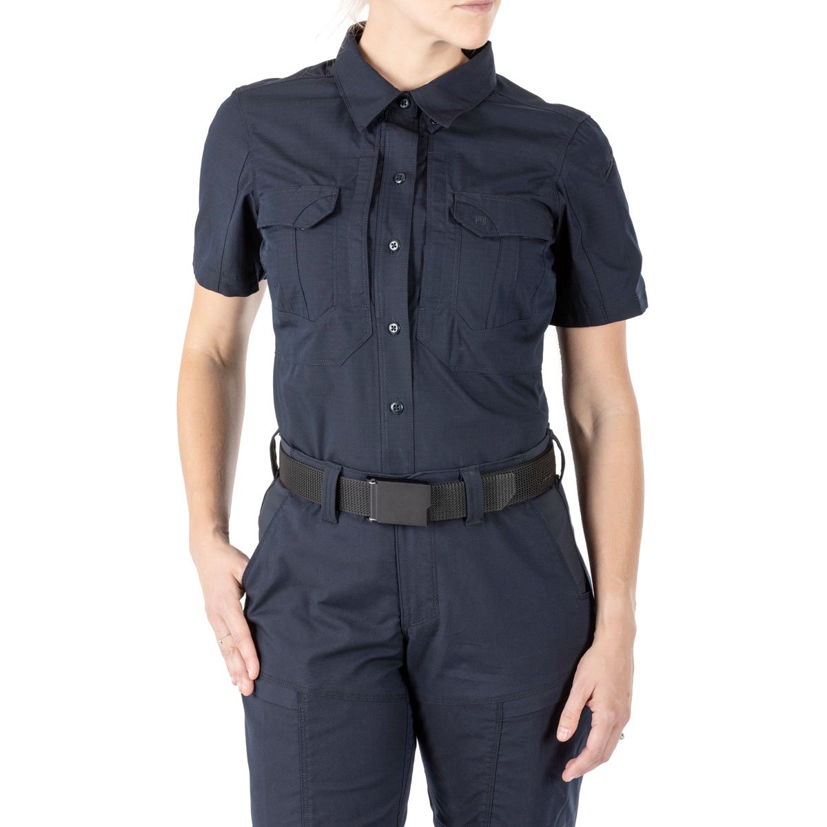 5.11 Tactical Womens Stryke Short Sleeve Shirt Dark Navy-Tactical Source LLC
