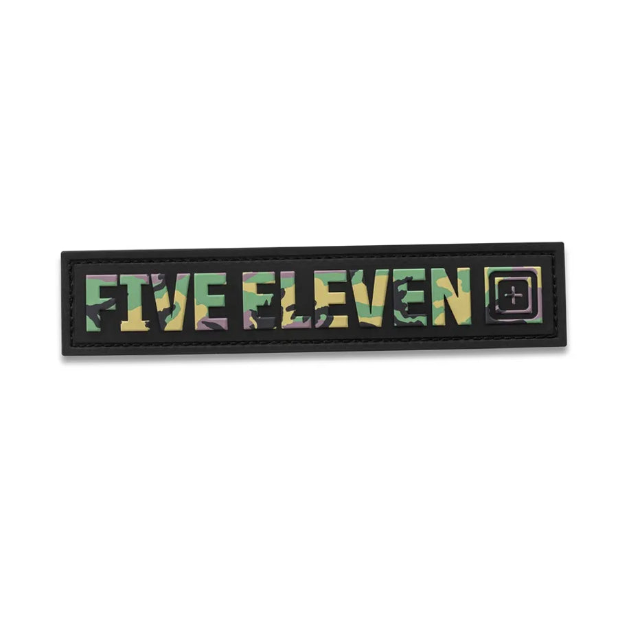 5.11 Tactical Woodland Nametape Patch - Black-Tactical Source LLC