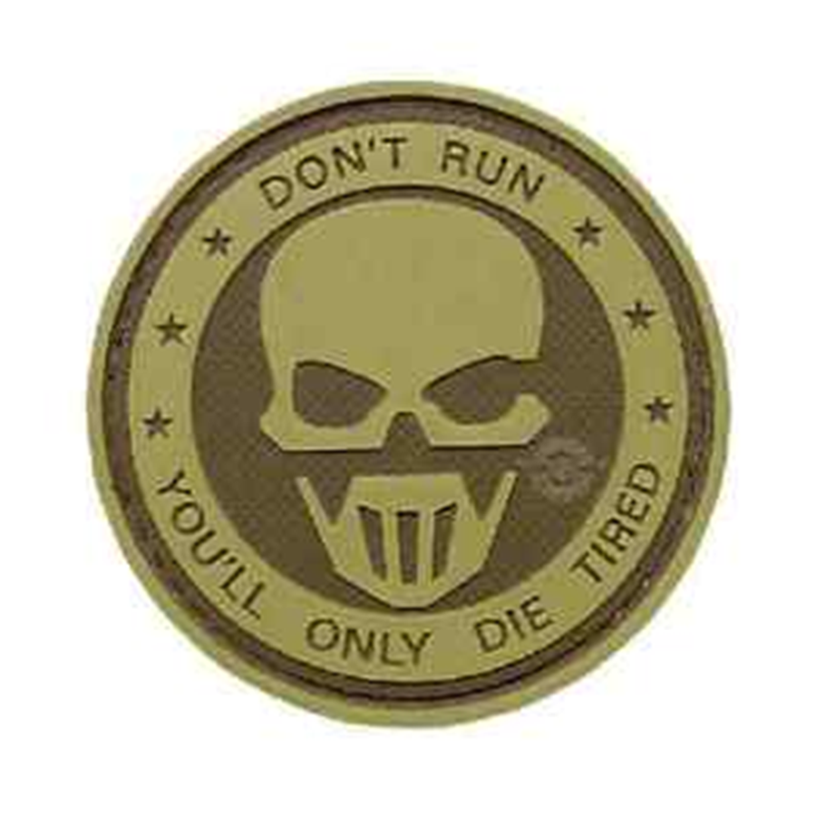 5ive Star Gear PVC Morale Patch Dont Run Ghost-Tactical Source LLC