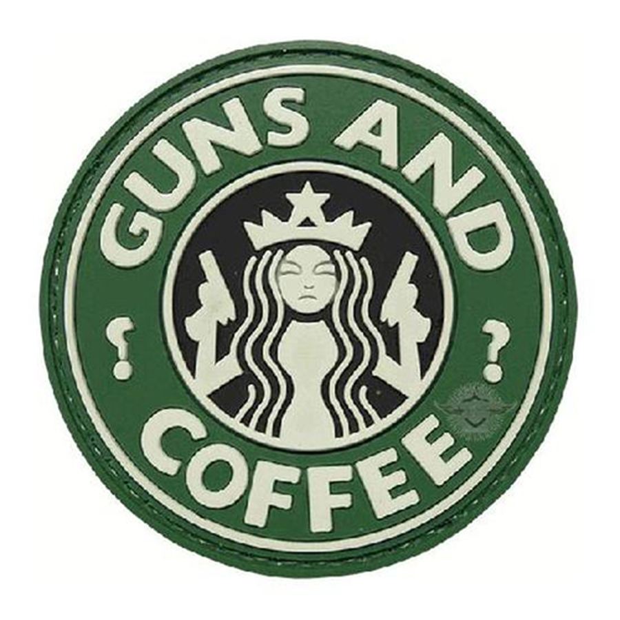5ive Star Gear PVC Morale Patch Guns and Coffee-Tactical Source LLC