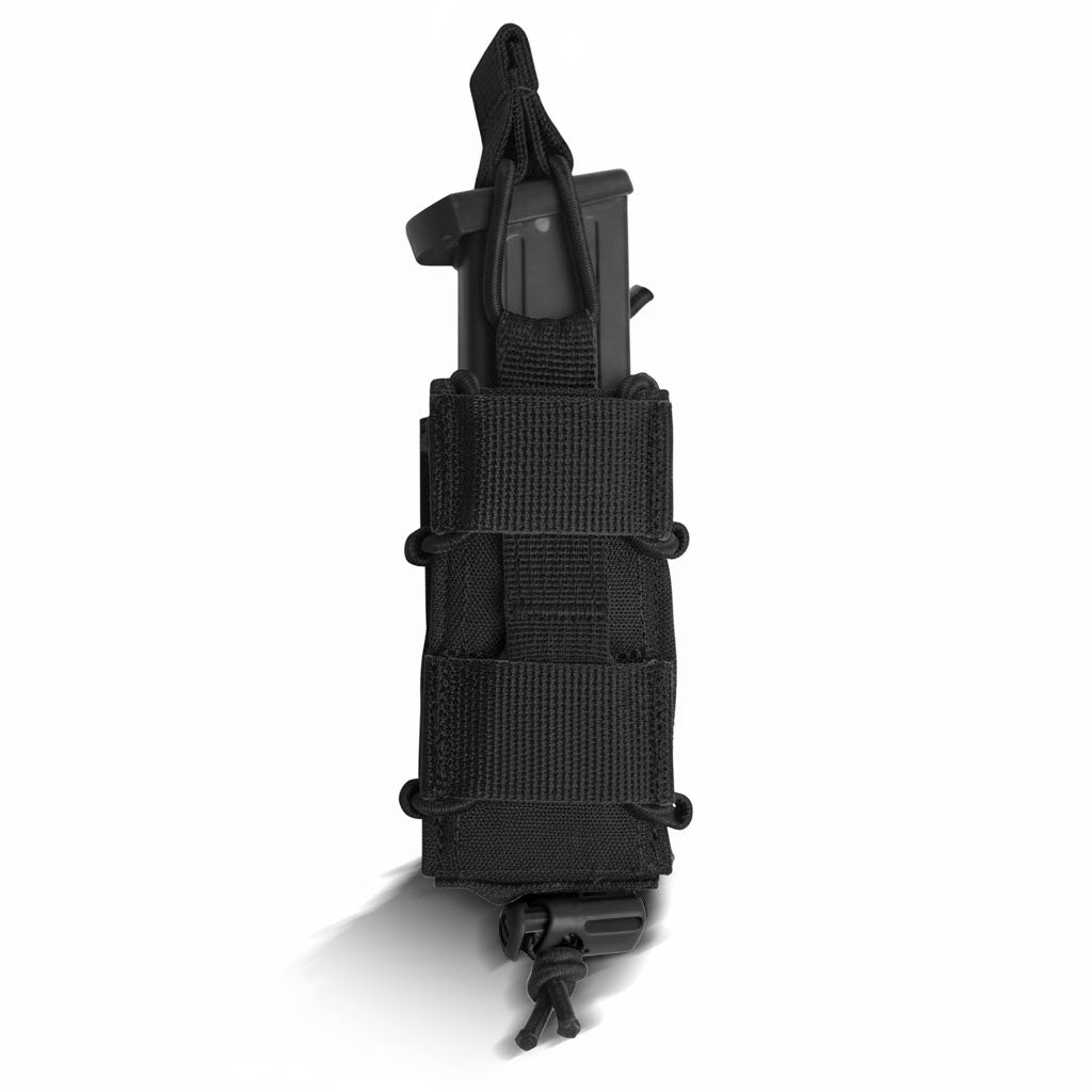 TYR Tactical Patented Combat Adjustable Pistol Pouch Black