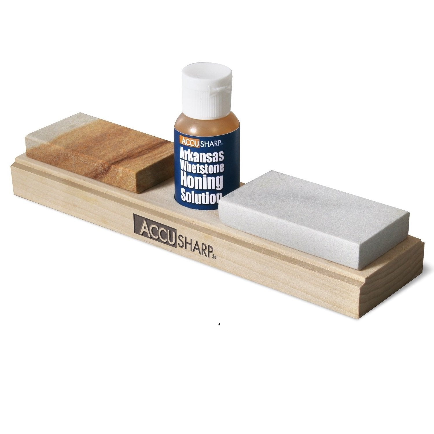 AccuSharp Arkansas Whetstone Combo Knife Sharpening Kit-Tactical Source LLC