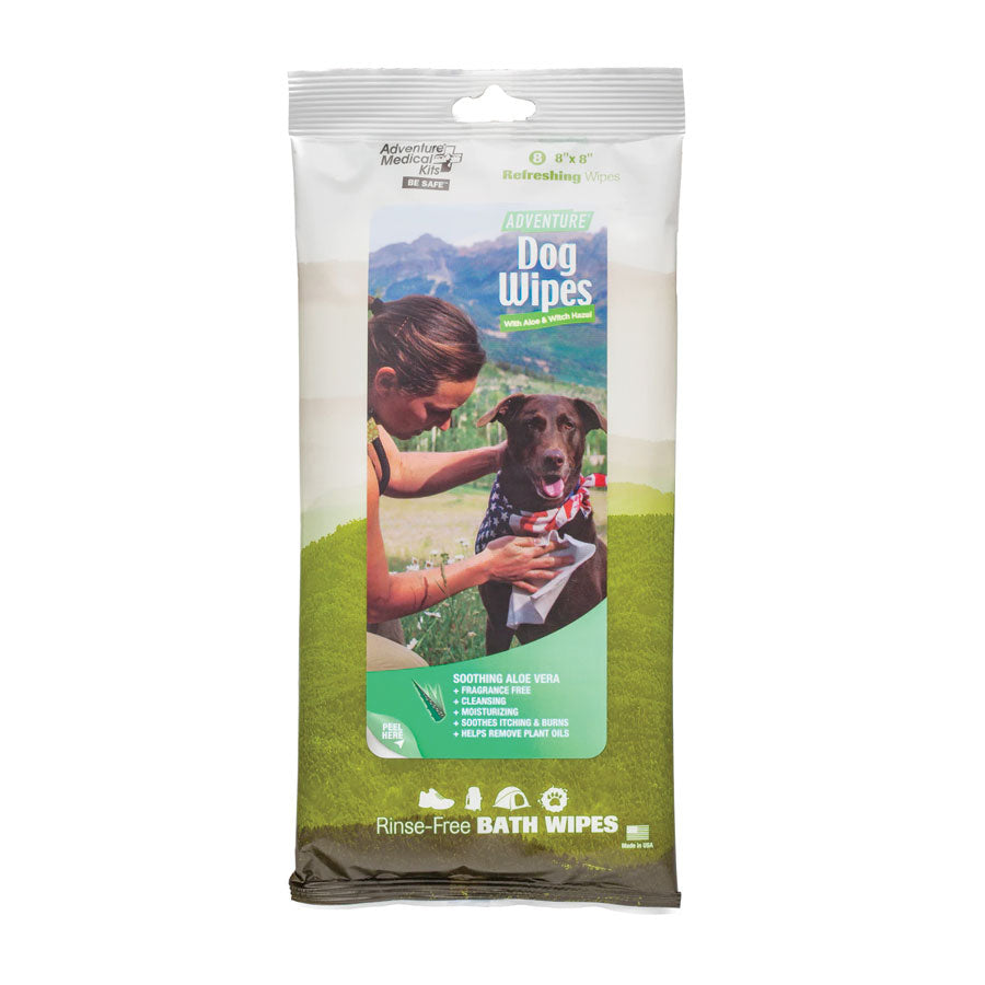 Adventure Medical Kits Adventure Dog Wipes Pack of 8-Tactical Source LLC