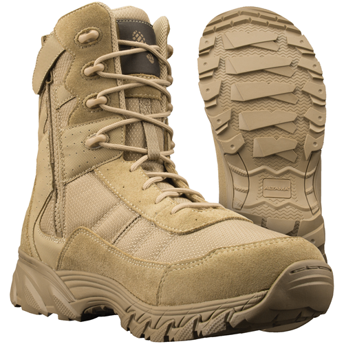 Altama Vengeance SR 8" Tan Side Zip Boot-Tactical Source LLC