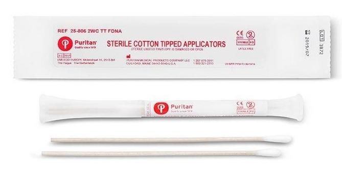 Arrowhead Forensics A-7064 Puritan Sterile DNA Free Cotton Tipped Swab 6" 100pk-Tactical Source LLC