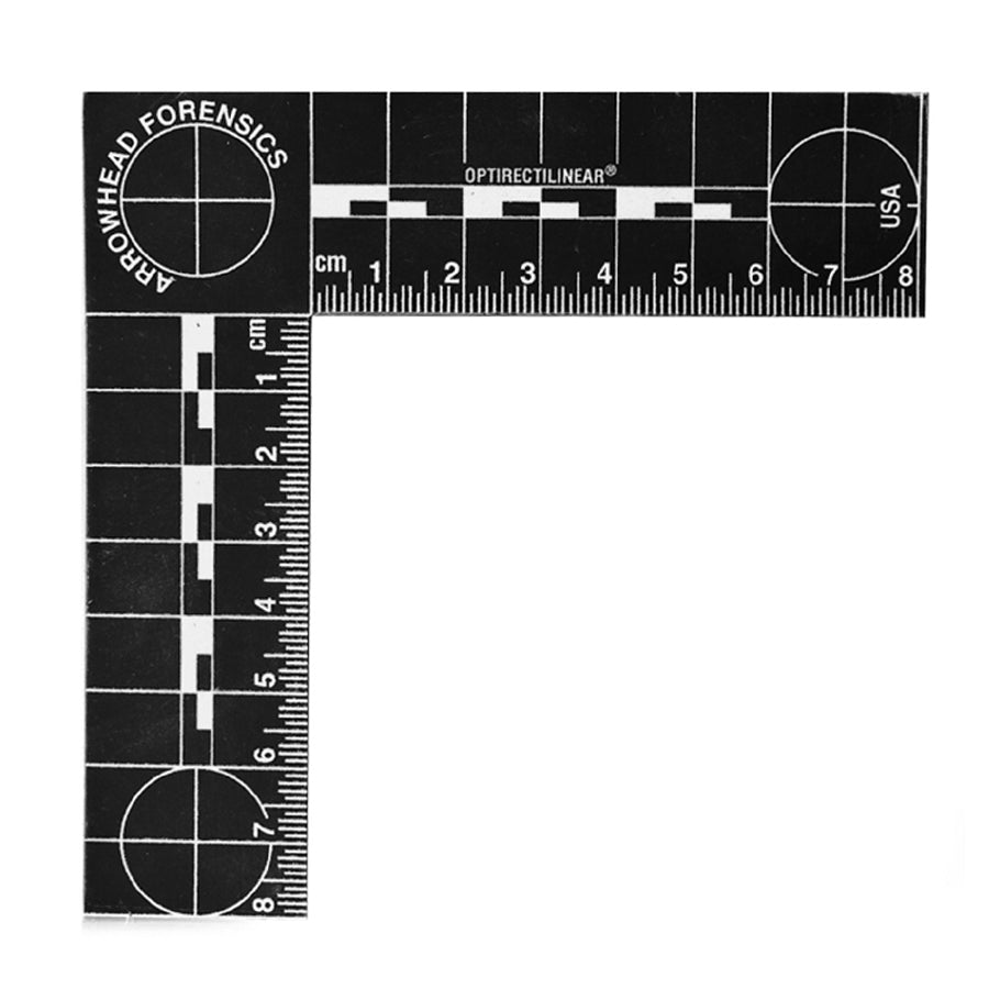 Arrowhead Forensics ABFO No.2 Photomacrographic Scale - Black-Tactical Source LLC