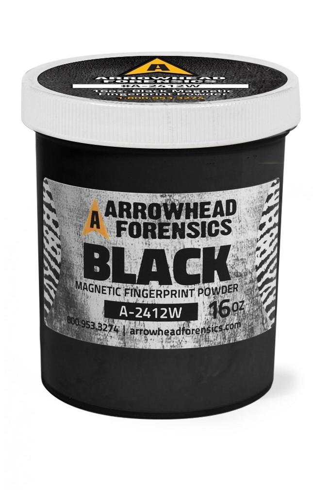 Arrowhead Forensics Black Magnetic Latent Fingerprint Powder - 16 oz-Tactical Source LLC