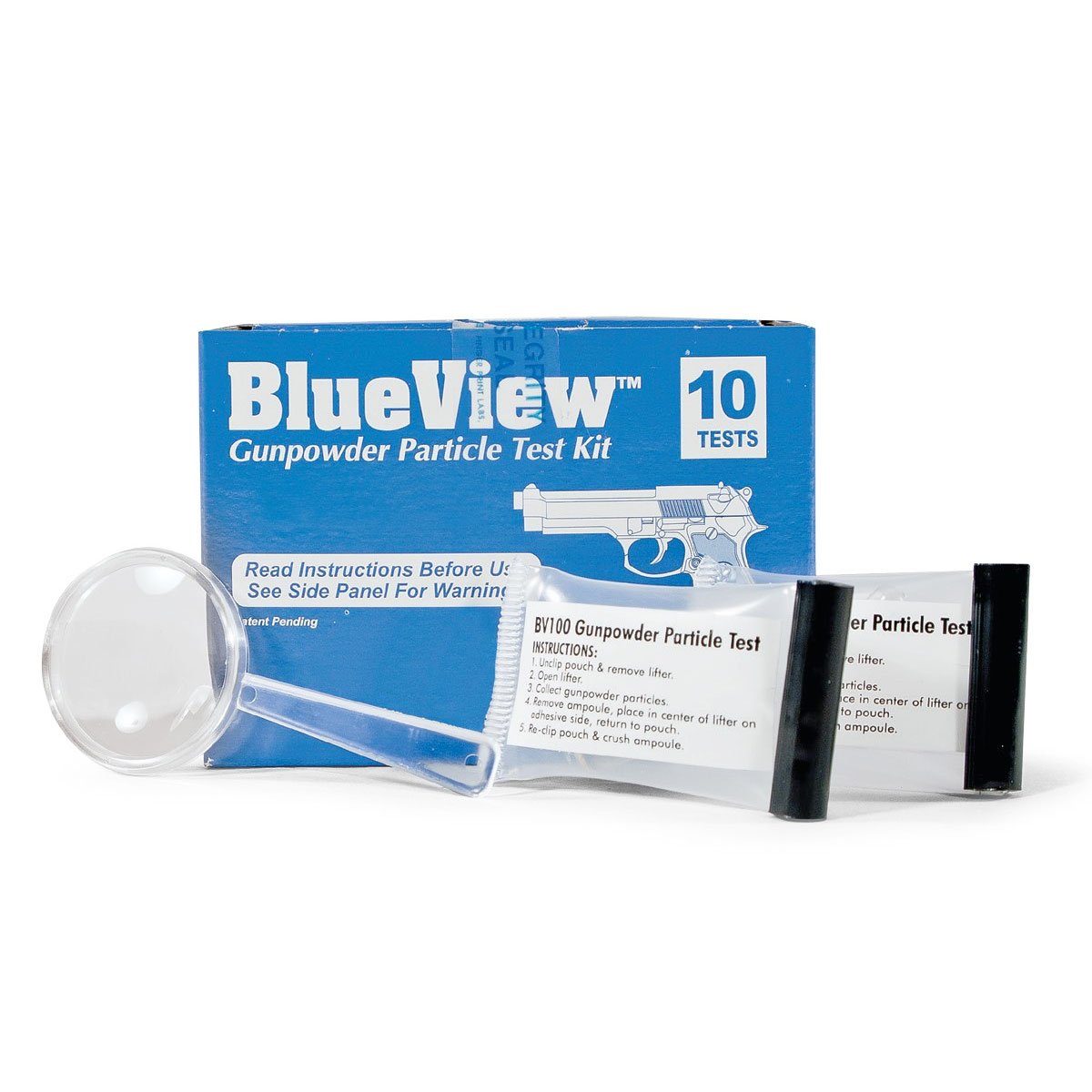 Arrowhead Forensics BlueView Gunpowder Particle Test Kits 10 Tests-Tactical Source LLC