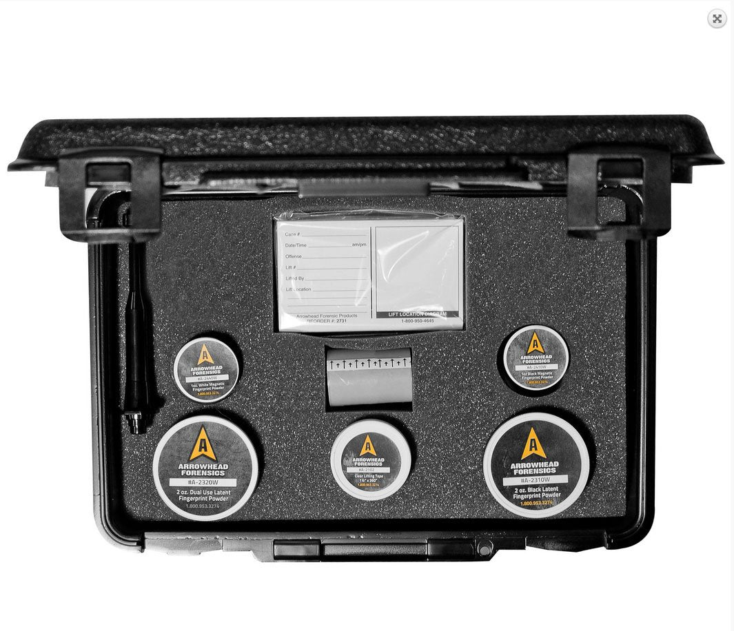 Arrowhead Forensics Chief Deluxe Fingerprint Kit-Tactical Source LLC