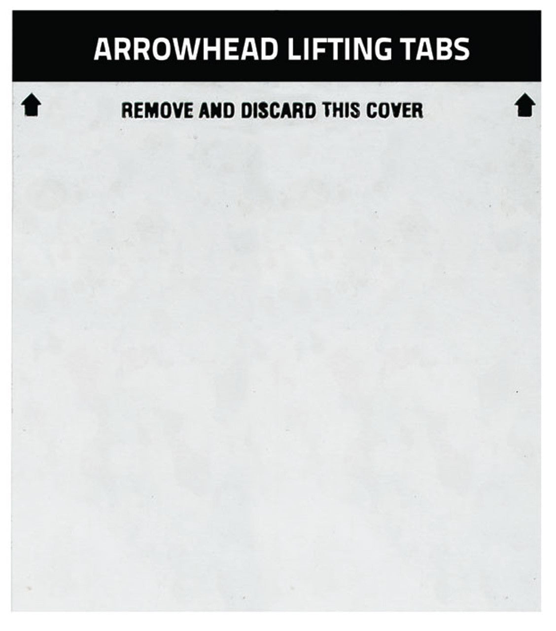 Arrowhead Forensics Lifting Tabs - 4" x 4" - 100/pack-Tactical Source LLC